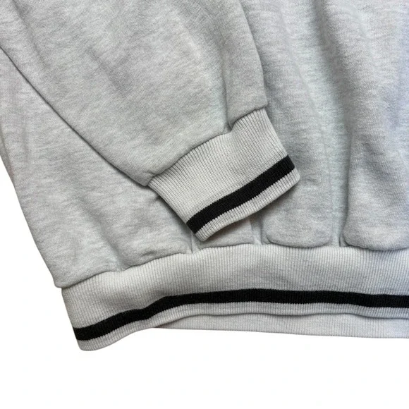 Vintage Enzo Iowa Hawkeyes crewneck Sweatshirt Gray Colorblock Pullover Size XL